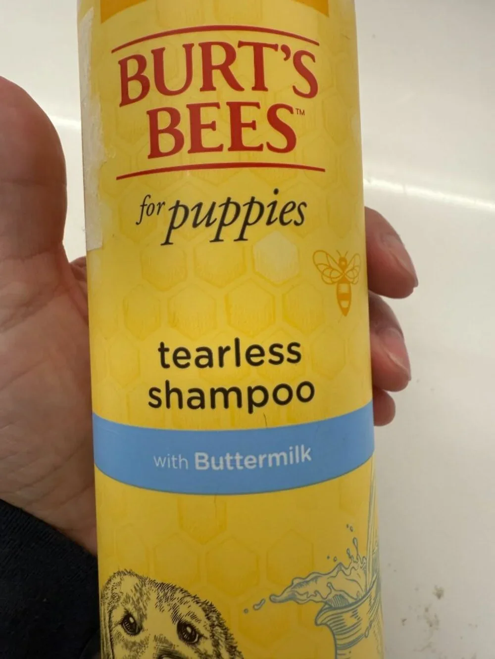 Burt's Bees for Pets Tearless Puppy Shampoo Buttermilk Honey 16 oz NWOT